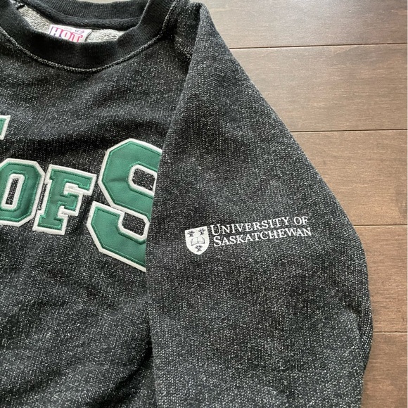 UofS University of Saskatchewan Vintage Crewneck Sweatshirt Size Small 90s - Picture 6 of 8